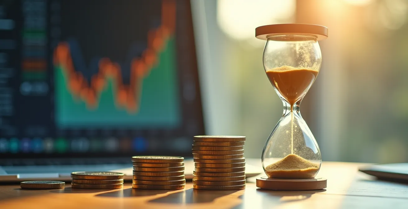 Visualisation abstraite d'une stratégie de retrait progressif d'un portefeuille d'investissement